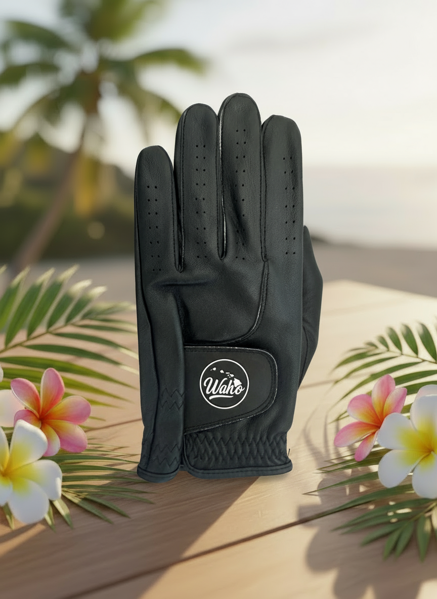Hōkū Mens Golf Glove - Tropical Hawaiian Background