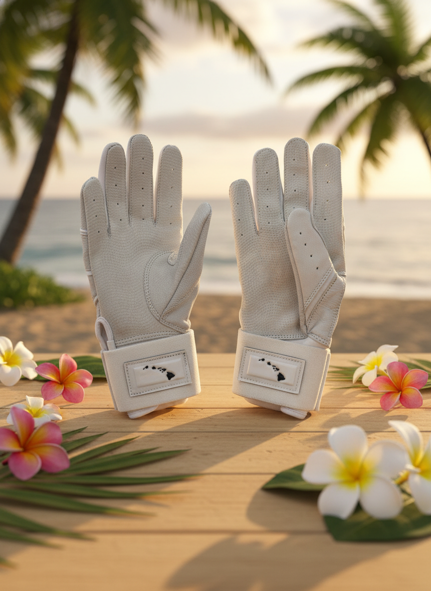 Koa Glove - Palm View Tropical Background